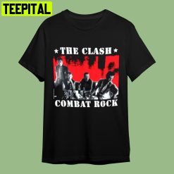 The Clash T Combat Rock 100 Official Retro Art Unisex T-Shirt