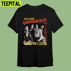 The Clash T Japan Kanji 100 Official Retro Art Unisex T-Shirt