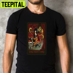 The Dark Lady Elvira Mistress Of The Dark Tarot Card Trending Unisex T-Shirt