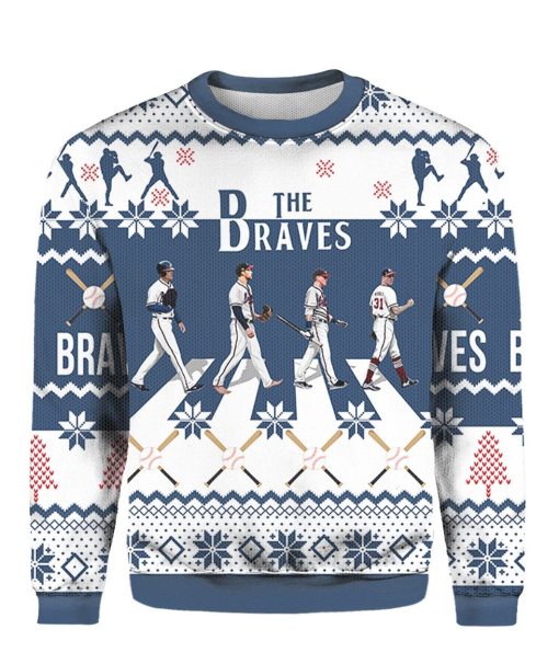 The Draves Players Abbey Road Ugly 3D Christmas Sweater