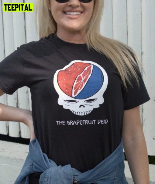 The Grapefruit Dead Rock Band Grateful Dead Rock Retro Design T-Shirt