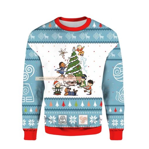 The Last Airbender Avatar Ugly 3D Christmas 2022 Sweater