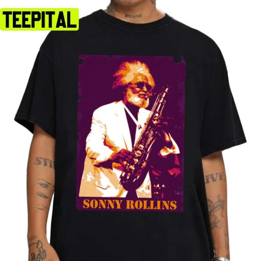 The Legend Portrait Sonny Rollins Saxophone Unisex Sweatshirt