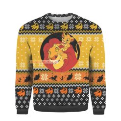 The Lion King Characters Ugly Christmas Sweater