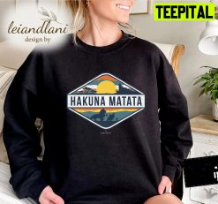 The Lion King Hakuna Matata Diamond Logo Simba Disney Sweatshirt