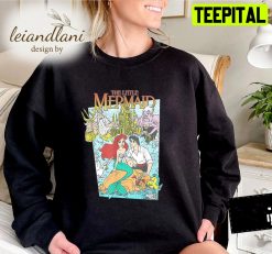 The Little Mermaid Cover Graphic Sweatshirt