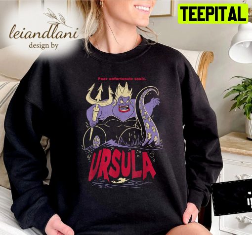 The Little Mermaid Ursula Graphic Villains Ursula Magic Kingdom Disney Sweatshirt