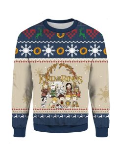 The Lord Of Rings Ugly 3D Christmas Sweater