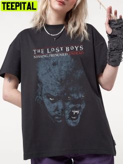 The Lost Boys Vampire Horror The Lost Boys Vtg Horror Movie Retro Design T-Shirt