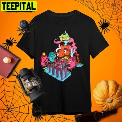 The Mouths And Spirits Coaster Disneyland Halloween Retro Art Unisex T-Shirt