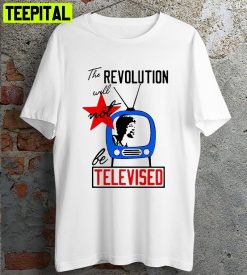 The Revolution Will Not Be Televised Gill Jazz Music Retro Design T-Shirt