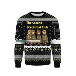 The Second Breakfast Club Meme Ugly Christmas Sweater