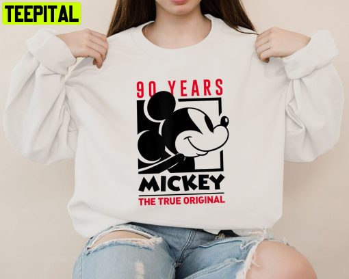 The True Original Mickey Mouse Holiday Disney Sweatshirt