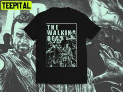 The Walking Dead Zombie Night Of The Living Dead Retro Design T-Shirt