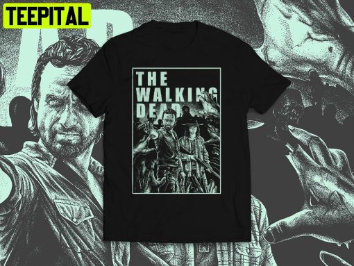 The Walking Dead Zombie Night Of The Living Dead Retro Design T-Shirt