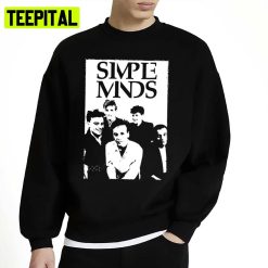 The White Art Simple Minds Band Unisex Sweatshirt