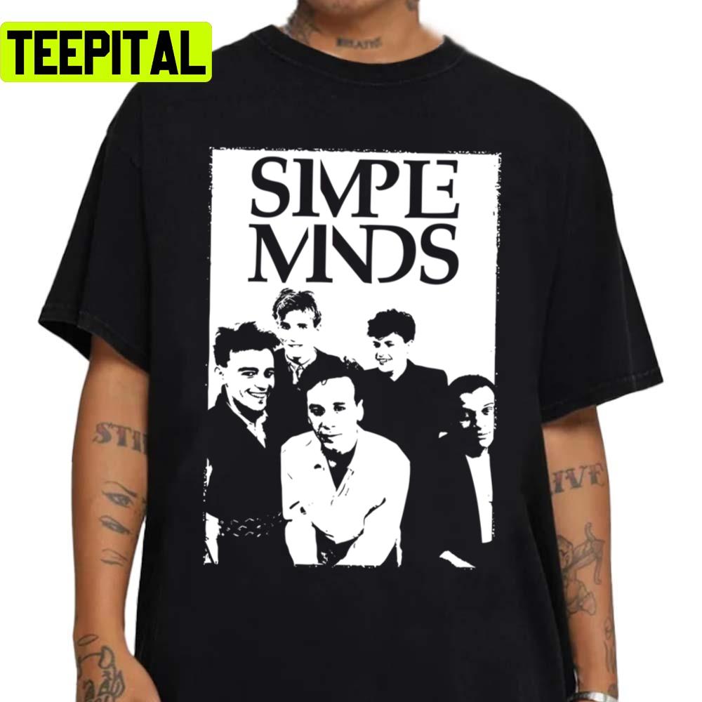 The White Art Simple Minds Band Unisex Sweatshirt