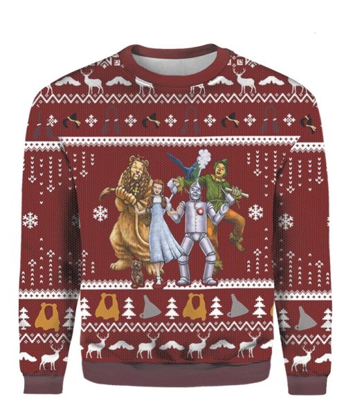 The Wizard Of Oz Characters Ugly 3D Christmas Sweater