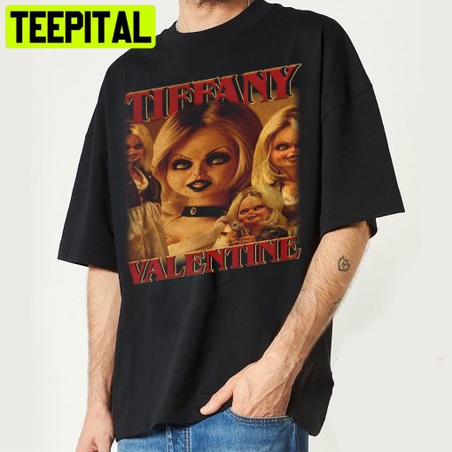 Tiffany Valentine Child’s Play 90s Graphic Chucky Halloween Trending Unisex T-Shirt