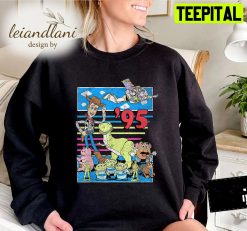 Toy Story 95 Retro Colorful Toy Story Characters Toy Story Disney Sweatshirt