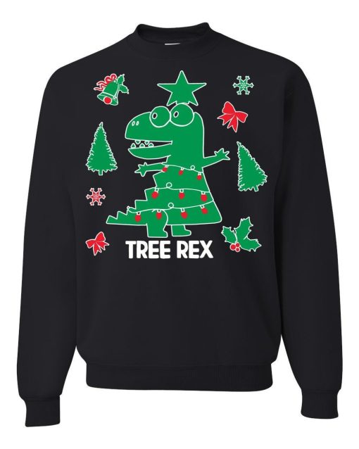 Tree Rex Ugly Christmas Sweater