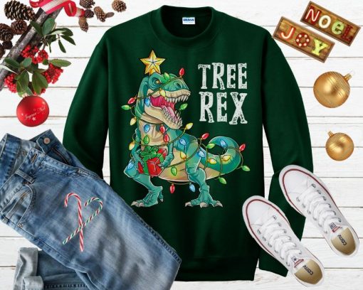 Tree Rex Ugly Christmas Sweater