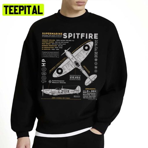 Trending Supermarine Spitfire Unisex Sweatshirt