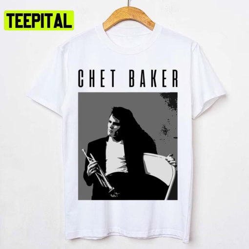 Tribute To Chet Baker Bw1 Black And White Art Unisex T-Shirt