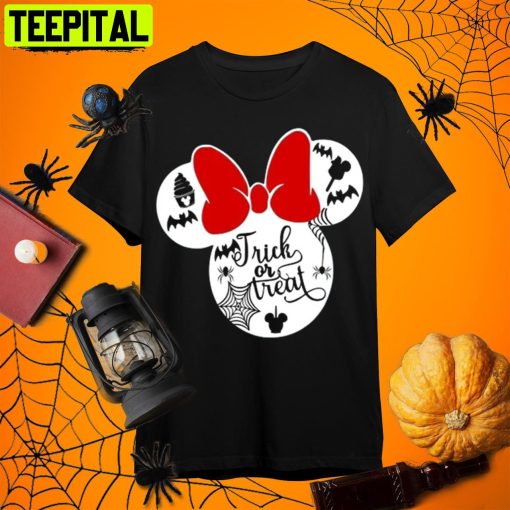 Trick Or Treat Disney Halloween Retro Art Unisex T-Shirt