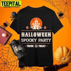 Trick Or Treat Horror Nights Halloween Retro Art Unisex T-Shirt