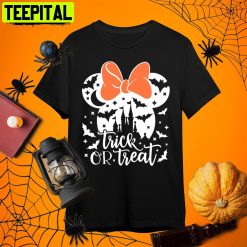 Trick Or Treat Minnie Mouse Halloween Cute Halloween Retro Art Unisex T-Shirt