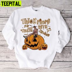 Trick Or Treat People With Kindness Hs Harry Styles Tour Funny Gif Unisex Sweatshirt