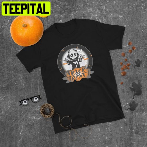 Trick Or Treat Reaper Halloween Season Trending Unisex T-Shirt