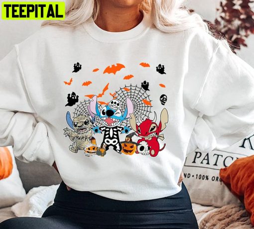 Trick Or Treat S Cute Stitch Halloween Sweatshirt