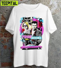 True Romance Tarantino Movie Slater Hopper Retro Design T-Shirt