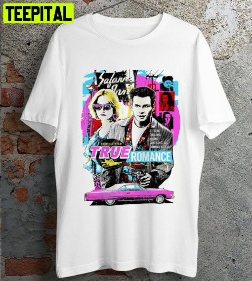 True Romance Tarantino Movie Slater Hopper Retro Design T-Shirt