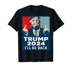 Trump 2024 Ill Be Back Xmas T-Shirt