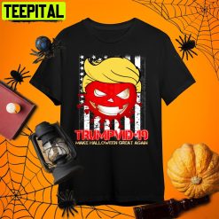 Trump Corona Trump Halloween Retro Art Unisex T-Shirt