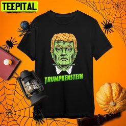 Trumpkenstein Frankenstein Donald Trump Halloween Retro Art Unisex T-Shirt