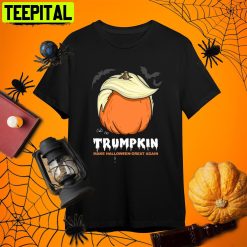 Trumpkin Make Great Again Halloween Retro Art Unisex T-Shirt