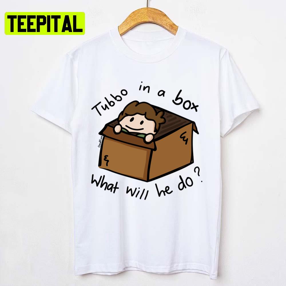 Tubbo In A Box What Will He Do Streamer Unisex T-Shirt – Teepital