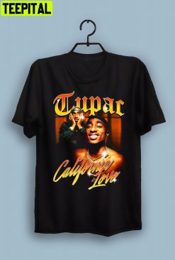 Tupac Love California Retro Design T-Shirt