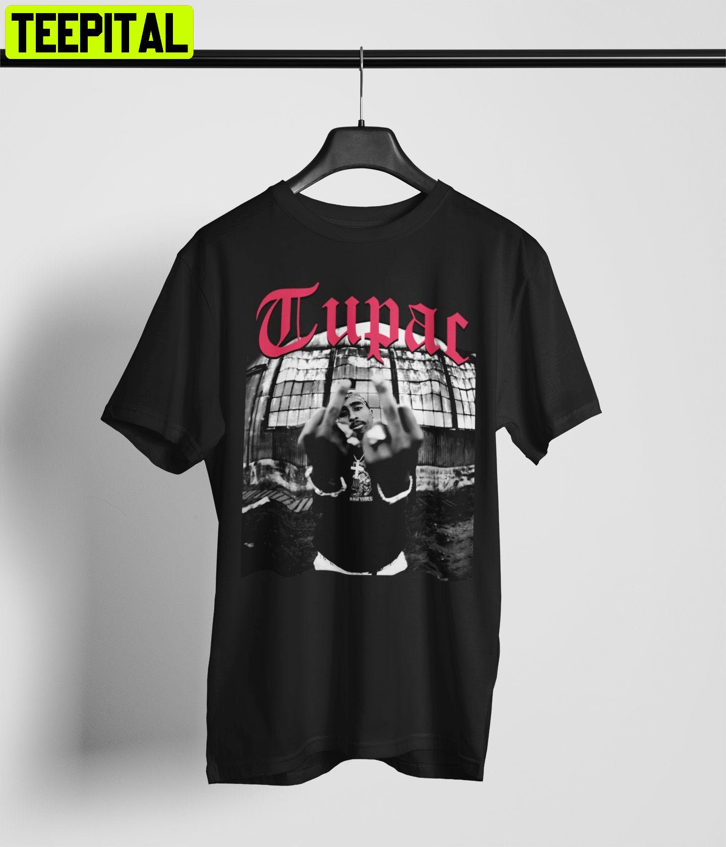 Tupac Shakur Rapper Vintage Inspired 90s Rap Unisex T-Shirt