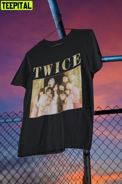 Twice Kpop Member Korean Group Music Retro Design T-Shirt