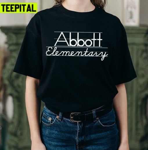 Typography Abbott Elementary Design Unisex T-Shirt