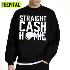 Typography Minnesota Vikings Straight Cash Homie Unisex T-Shirt