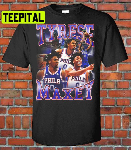 Tyrese Maxey Philadelphia 90s Style Vintage Unisex T-Shirt