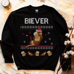 Ugly Biever Bieber Christmas Sweatshirt