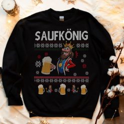 Ugly Booze King Christmas Sweatshirt