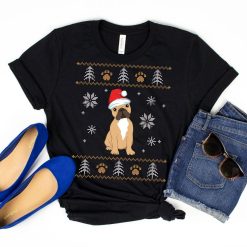 Ugly Christmas French Bulldog  T-Shirt